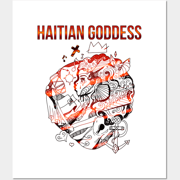 Haitian Goddess Wall Art by kenallouis